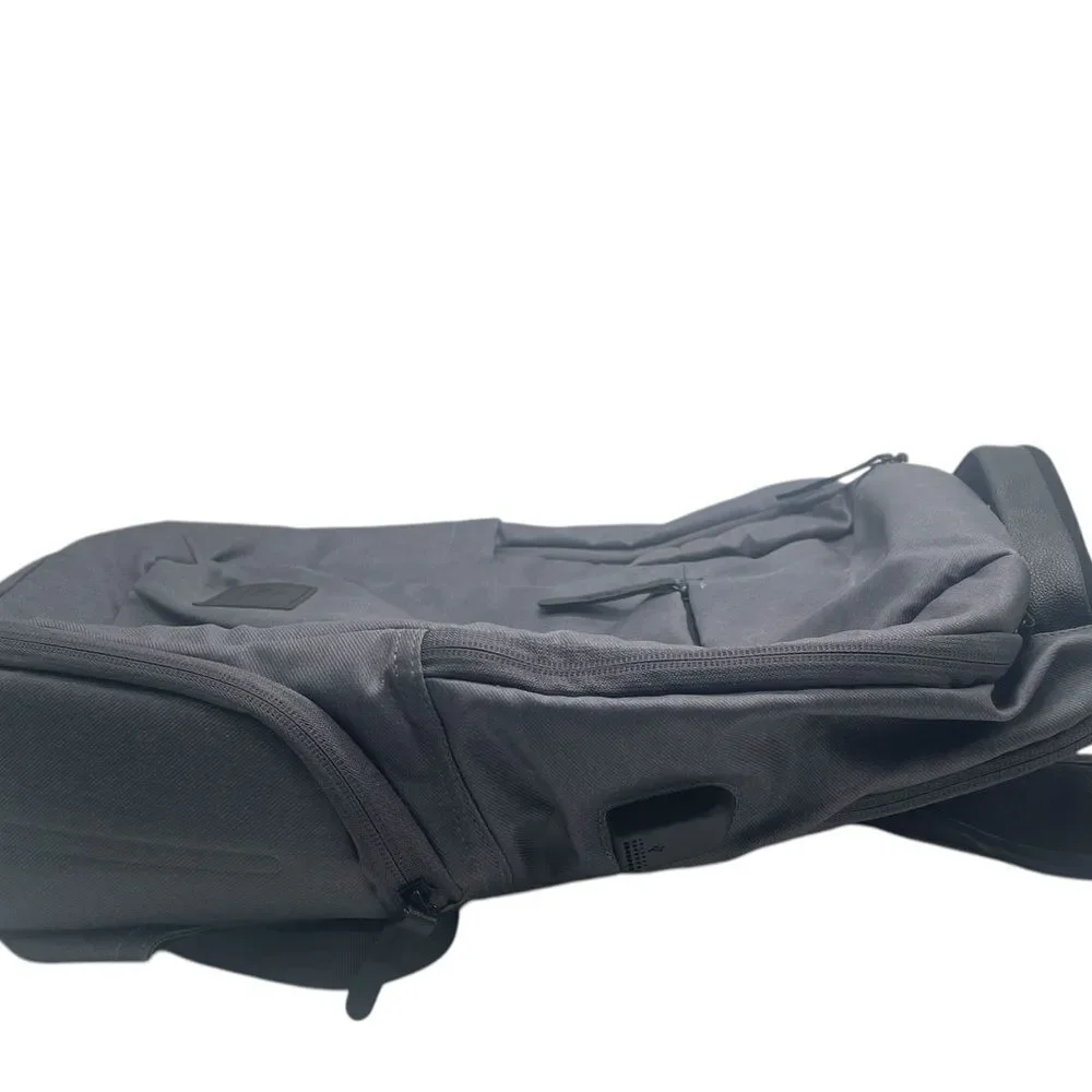 High Sierra Backpack Business Proslim USB Laptop Bag Mercury Gray Black